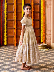 Vastramay - Girls' Gold Dress