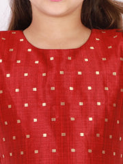 Vastramay - طقم كورتا جاكار للفتيات مع شرارة