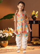 Vastramay - Girls' Multicolour Kurta And Patiala