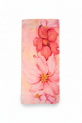 Red Blossom - Hand Painted Pure Silk Grand Stole