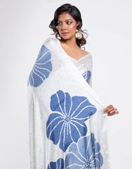 Soft-Modal-Silk-saree-with-stylish-prints-lacoste