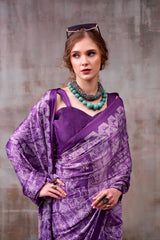 Soft-Modal-Silk-saree-with-stylish-prints-mahrani