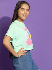 Girls Cotton Crop Top