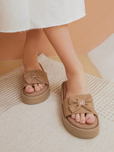 Casual Fashion Sandals Open Back Flatform Heels