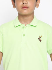 Boys Cotton Polo T-shirt