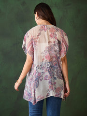 Women's Printed Chiffon Shrug