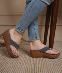 Fashion Open Back Sandal 2.5 inches Wedge Heels