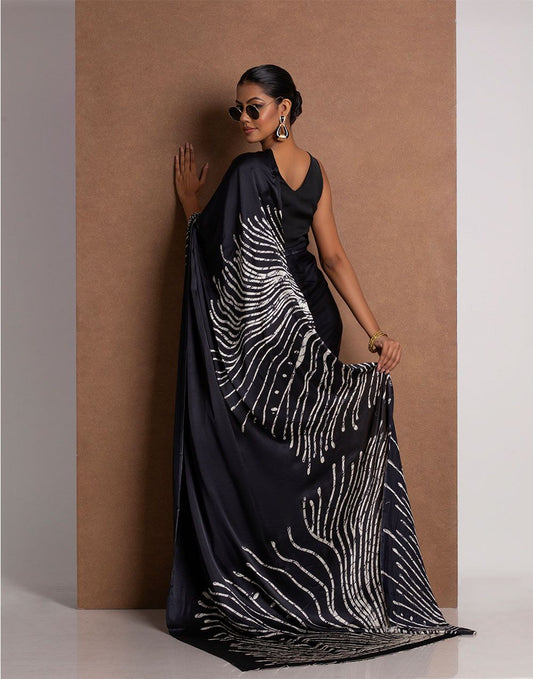 Soft-Modal-Silk-saree-with-stylish-prints-lacoste