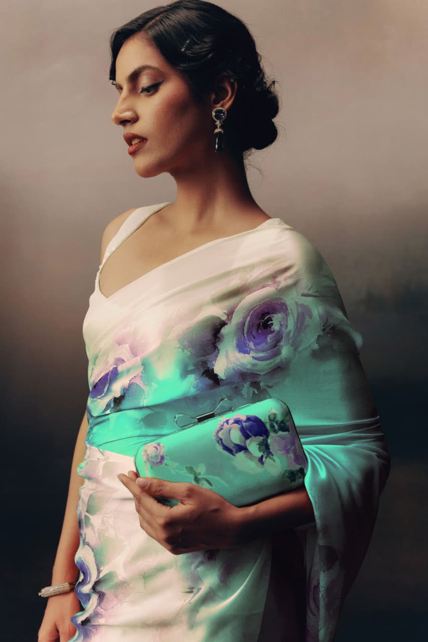 Soft-Modal-Silk-saree-with-stylish-prints-shephora