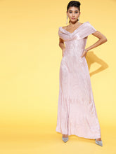 Women Elegant Lavender Solid Gown for Days
