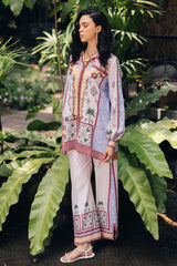 طقم ملابس مطبوع عليه فسيفساء استوائية