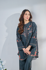 Printed Muslin Co Ord Set