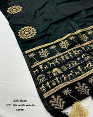 Soft-Poly-Silk-saree-with-stylish-prints-banarasiworli