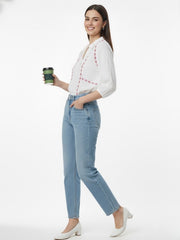 Women Classic Floral Casual Shirt