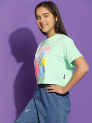 Girls Cotton Crop Top