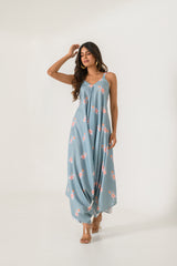 Aqua Blue Palazzo Jumpsuit