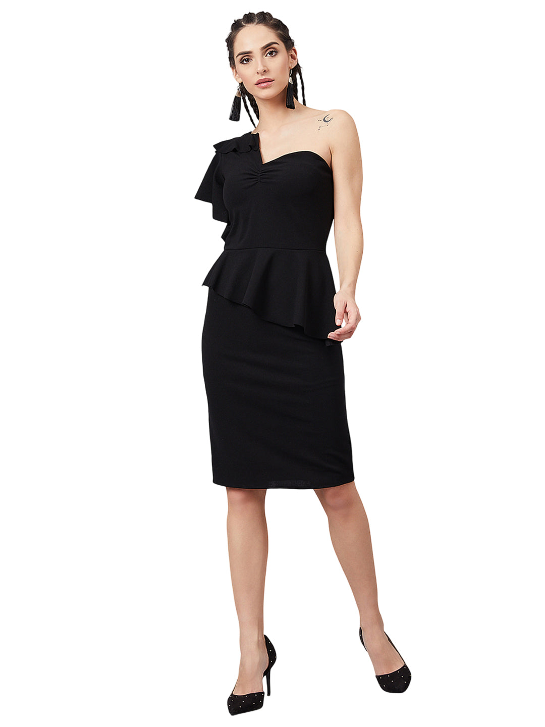 Women Solid Sheath Dress