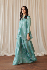 Seagreen Dhoti Kurti Dress
