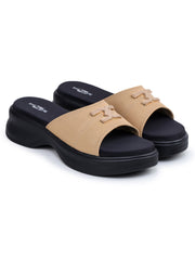 Casual Open Back Round Toe Heels