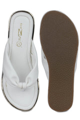 صندل أنيق وعصري بكعب إسفيني 2.5 بوصة، مفتوح من الخلف، مقدمة دائرية