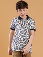 Lil Tomatoes Boys Cotton Polo T-shirt