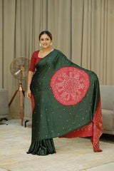 Soft-Modal-Silk-saree-with-stylish-prints-Rasleele1
