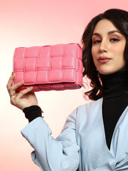 حقيبة كتف نسائية من ذا بوفي إنترواين - وردي روج