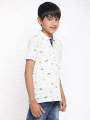 Boys Cotton Polo T-shirt