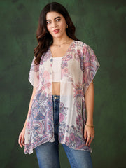 Women's Printed Chiffon Shrug