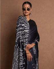 Soft-Modal-Silk-saree-with-stylish-prints-lacoste