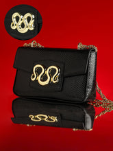 حقيبة نسائية من ذا ريبتيليا - أسود منتصف الليل