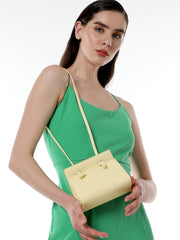 حقيبة ميني بياجا النسائية - أصفر زبدي
