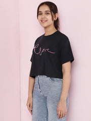 Girls Cotton Crop Top