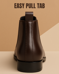 Kraasa - Men's Slip On Fashion Chelsea Boots | High Tops, Soft Cushioned Insole, Comfortable Fit, Trendy, Stylish Boot