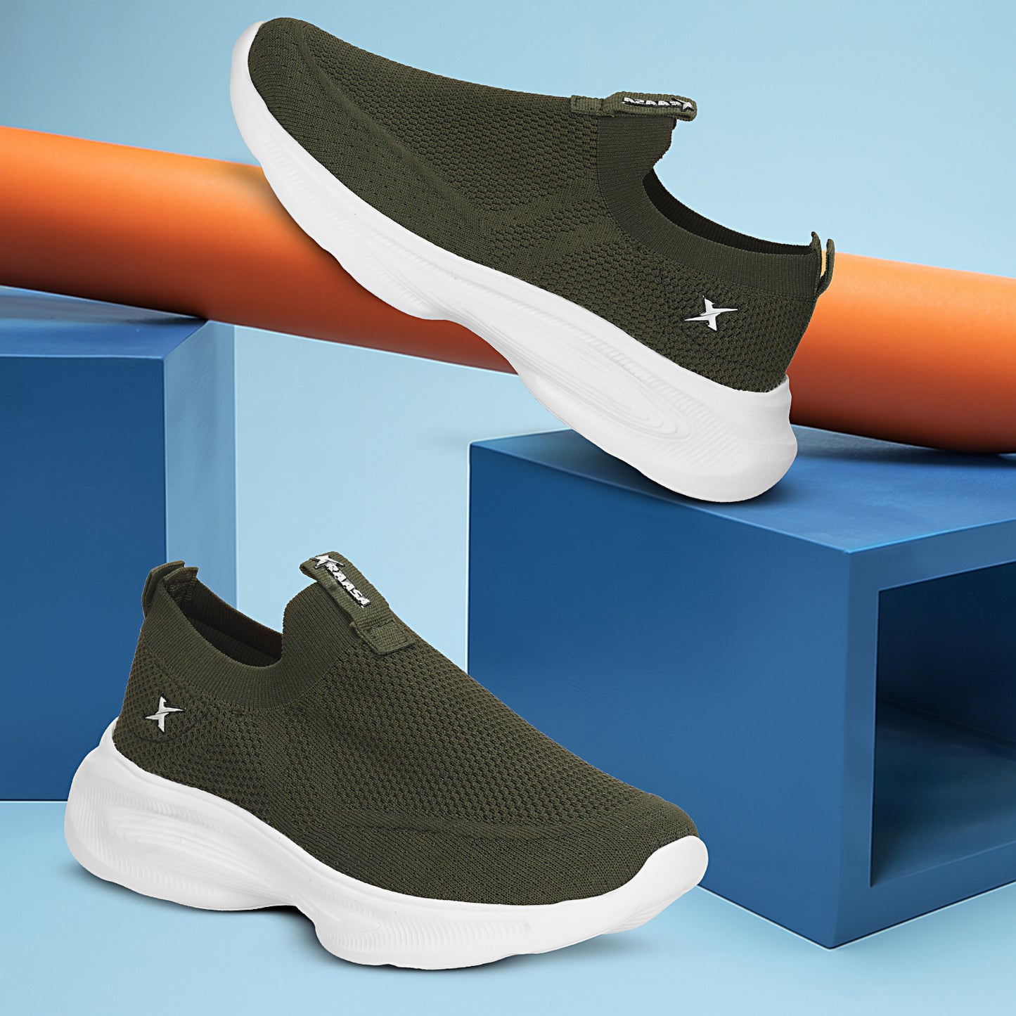 Kraasa - Zorion Casual Shoes for Men | Trendy Sneakers for Men with Cushioned Footbed and Design | Comfortable, Stylish and Durable Fashion Shoes 2025