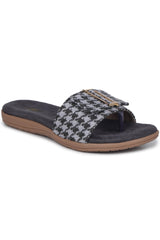 Casual Black One Toe Flats Round Toe Slip-On Flats