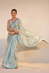 Soft-linen-saree-with-shaded-style-prints-sukoon