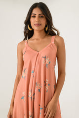 Scarlet Orange Palazzo Jumpsuit