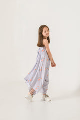 Slate Grey Palazzo Jumpsuit Kids