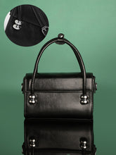 حقيبة يد صغيرة من ذا أورب للنساء - أسود داكن