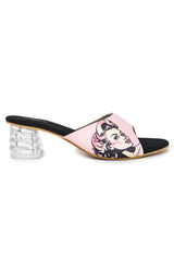 Women Casual Fashion Open Back Mules - 2 inches Block Heels