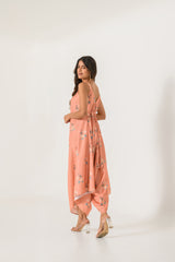 Scarlet Orange Palazzo Jumpsuit