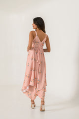 Scarlet Orange Striped Palazzo Jumpsuit