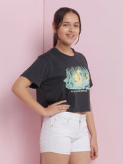 Girls Cotton Crop Top