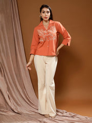 Women Relaxed Opaque Casual Shirt