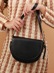 Women's Urban Curve Sling Bag - Midnight Black