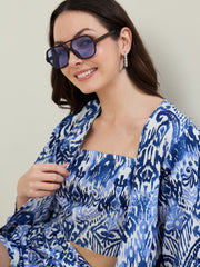 Women's Pink Self Design Co-Ord Set