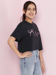 Girls Cotton Crop Top