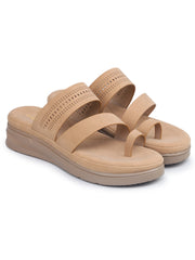 Casual Open Back Round Toe Heels