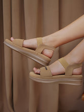 Casual Ankle Loop Round Toe Heels